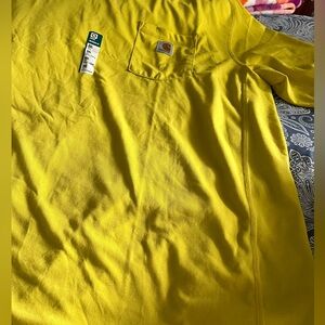 Carhartt yellow shirt for men size 3XL